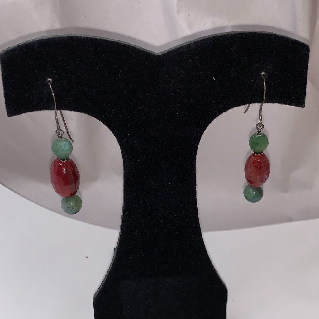 Fancy Jasper Dangle Earrings